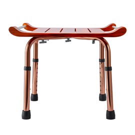 Teak Shower Bench Stool Chair Seat for Inside Shower Bath Sauna, for Elderly and Disabled