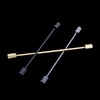 YYBONNIE 3PCS Men's Collar Bar Pins Shirts Tie Pins Necktie