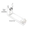 MiOYOOW Acrylic Gun Display, Gun Stand Holder 5 Height Adjustable