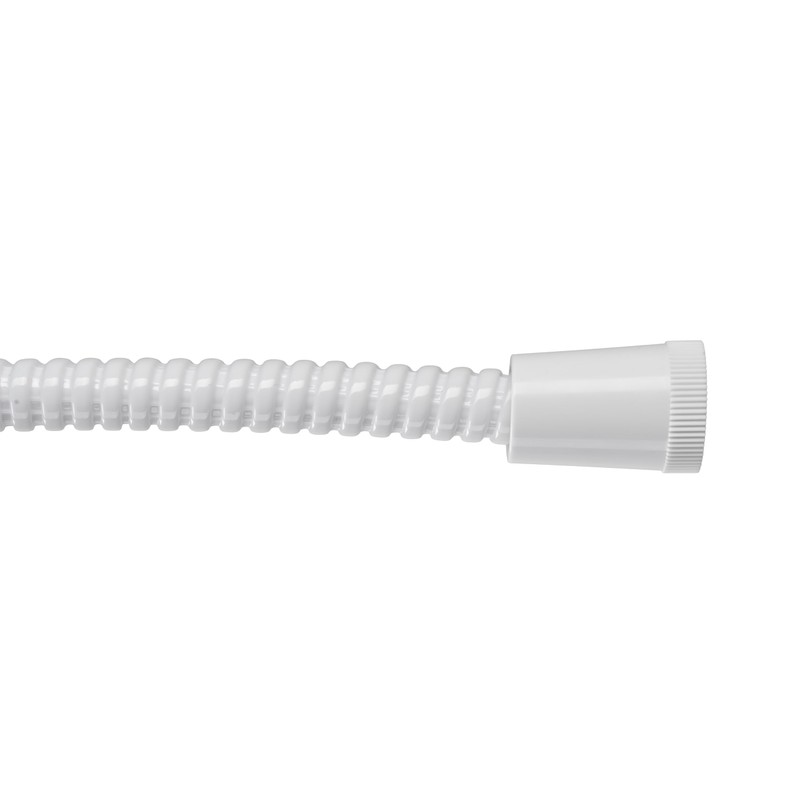 Croydex Essentials Reinforced PVC Shower Hose, 1.5 m, White