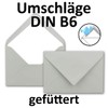 50 x envelopes in light grey - envelopes in DIN