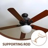DOITOOL Replacement Ceiling Fan Blades Arms: Golden Finish Ceiling Fan