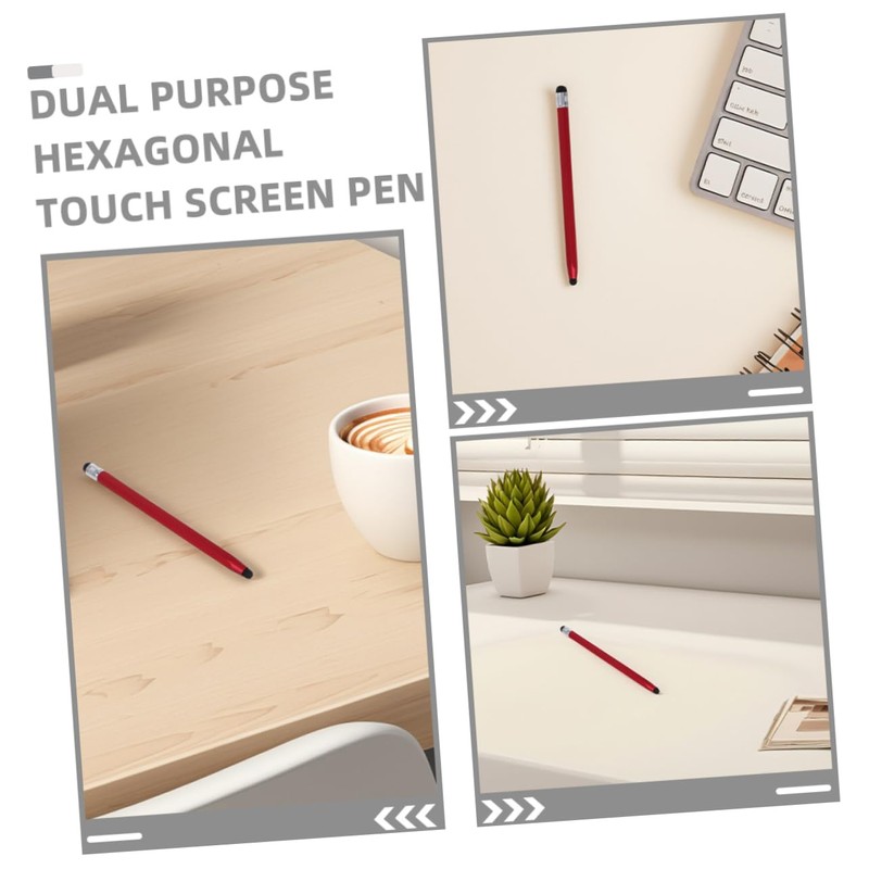 KOMBIUDA 2pcs Creative Dual Head Touch Screen Pen for Tablets