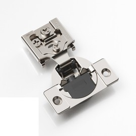 MEICCIPLUS Soft Close Cabinet Hinges 10 Pack, 1-1/4 Inch Overlay, Concealed Hinge for Kitchen & Bathroom Cabinet Door, Quiet and Safe Closing, Adjustable, Brushed Nickel Finish