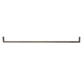 Econoco LNWUSHLFAH Linea Add-On Hang Bar for Glass Shelf