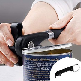 Phmnkl Safe Cut Manual Can Opener, Handheld With Soft Grips, Ergonomic Smooth Edge, Food Grade Stainless Steel Cutting Can Opener for Kitchen & Restaurant
