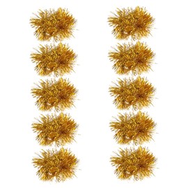 Milisten 10pcs Cheerleading Wrist Flower Compact Pom Poms Cheerleader Wristband Cheerleading Pom Poms Cheerleading Prop Poms Poms Cheer Lightweight Prop The Bell Outdoor Child Plastic