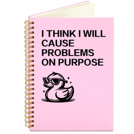 FOKCBOCM Coworker gifts for Women Funny, Thank You Appreciation Gift for Coworker Team, Funny Sarcastic Gifts for Women Men Coworker Friend, Coworker Birthday Gag Gifts office Spiral Notebooks-DFB04