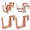 KADAX Plastic Balcony Box Holder, Flower Box Holder, No Drilling,