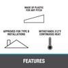 Oatey 14051 Retro Master Flash 1.25" - 3" pipe diameter
