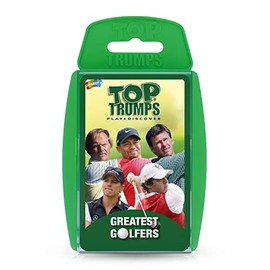 Top Trumps Golfers Classics Card Game, Play with 30 of the Greatest Golfers Including Seve Ballesteros, Betsy King, Tiger Wood, Ben Hogan, Discover New PGA and LPGA Facts, 2+ Game for