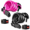 Bike Lock, 4 Feet Bicycle Locks Cable, Heavy Duty Anti