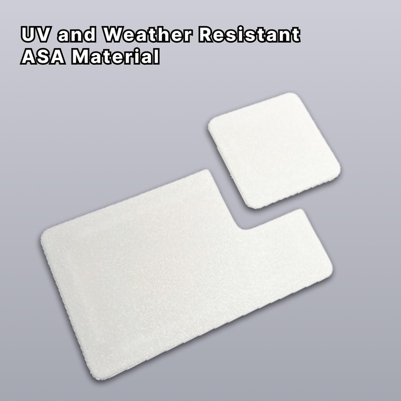 Generic Maverick Tailgate Cover/Plug (White).