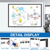 H-Qprobd White Board Dry Erase 4' X 3', Magnetic Dry