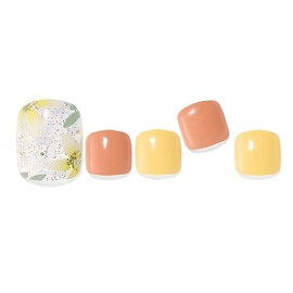 EdgeU Flower Runway Stick-on Self Gel Pedicure / 엣지유 플라워 런웨이 붙이는 셀프 젤페디