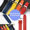21mm FKM Rubber Band For Tissot Seastar 1000 Powermatic 80