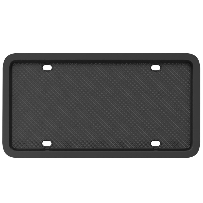Silicone License Plate Frame, Premium Grade Universal Car Plate Frame,