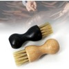 Wooden Shoe Brush Set, Buffing Brushes Suede Cleaning ，Natural and