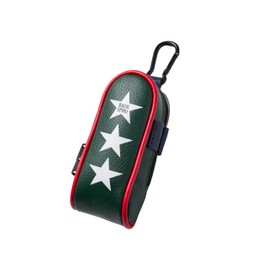 BACK SPIN! Star Ball Pouch with Star Carabiner Tee Holder, Set of 3 (Green), green, Casual