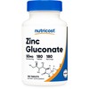 Nutricost Zinc Gluconate 50mg, 180 Tablets - GMO-Free