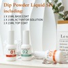 Eodci 3pcs Dip Powder System Essentials Kit, 15 ml Dipping