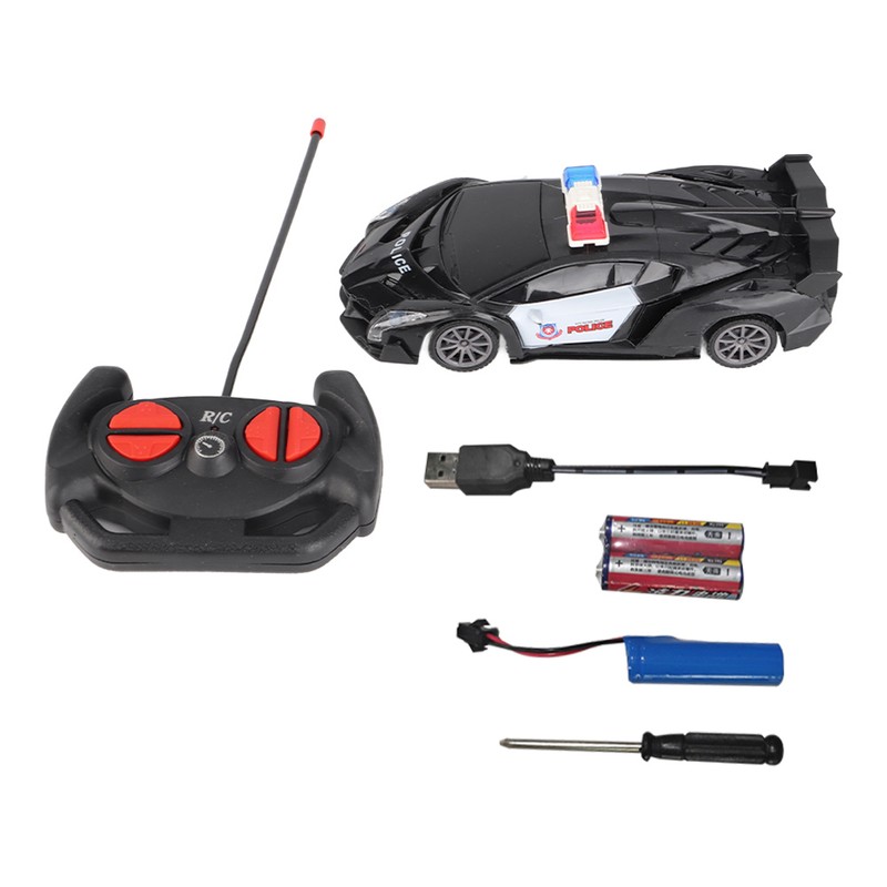 Remote Control Car 1/24 RC Police Car Electric Cop Car