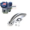 Exhaust Pipe for Predator 212cc, Honda GX160, GX200. Go Kart
