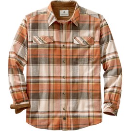Legendary Whitetails Men's Legendary Flannel Shirt, Dark Horizon Plaid, Medium