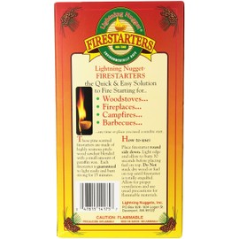 Lightning Nuggets Inc 0-47815-14175-7 12-Count Firestarters