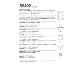 Simplicity Wheelchair Accessories Sewing Pattern Kit, Code S9492, One Size, Multicolor