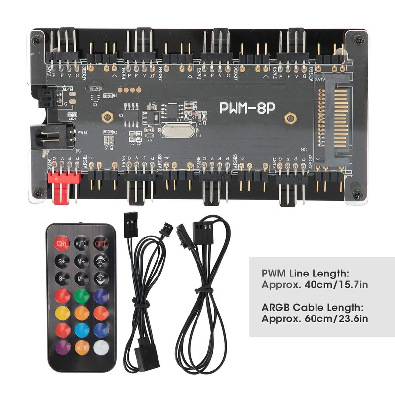 RGB Splitter Hub - 12V 4 Pin PWM+ 5V 3Pin