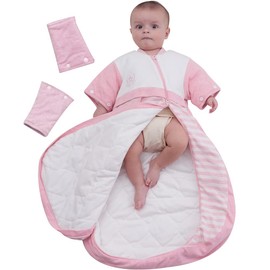 Babyah Kids Wearable Blanket Toddlers Baby Sleeping Bag Sleeves Detachable