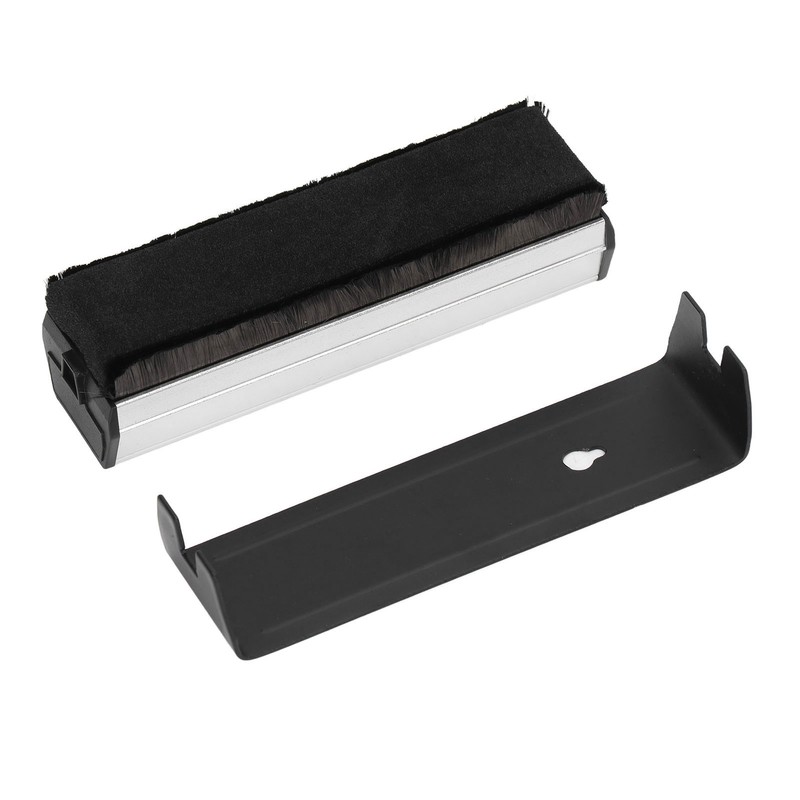 Vinyl Record Brush Aluminum Alloy Anti Static Fine Bristles Audio