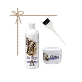 #1 All Systems Pure White Lightening Shampoo + Shazam Super Whitening Gel + Applicator Brush