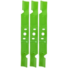 8TEN LawnRAZOR Blade Set for Husqvarna GT54 YT54LS 54 Inch Deck 581101101 (Mulching Notched) 3 Pack