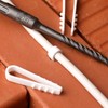 Pack of 100 plug-in loop dowels cable clamp U-shaped nylon