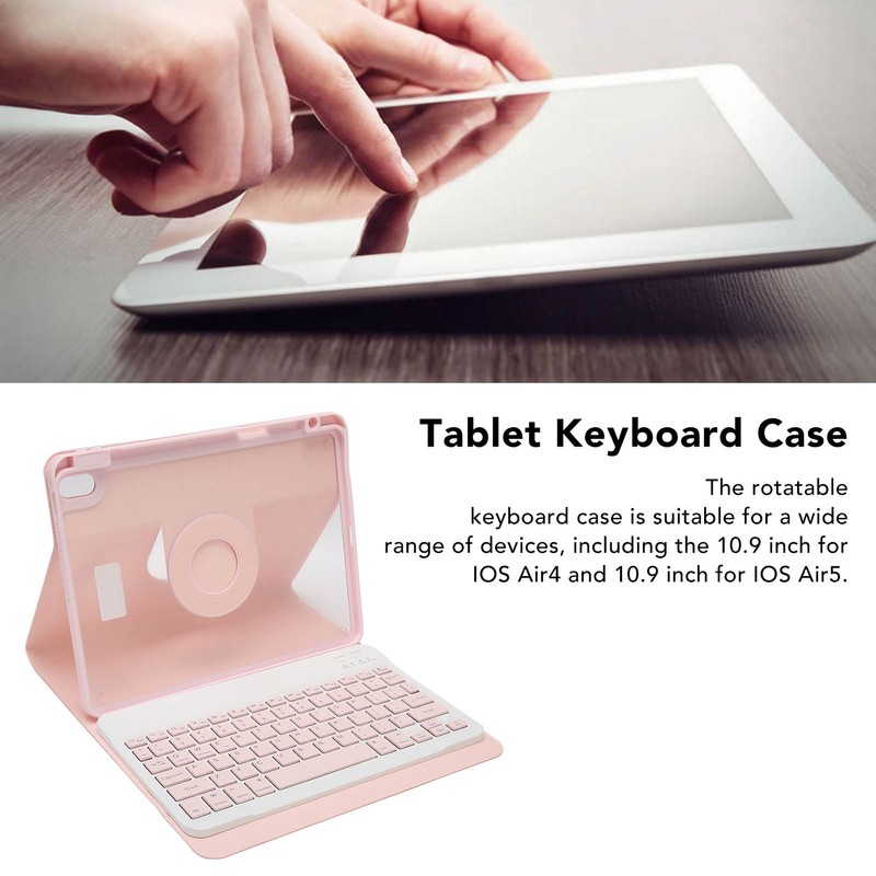 Tablet Keyboard Case Detachable Rotatable Keyboard Case Wireless Bluetooth Keyboard