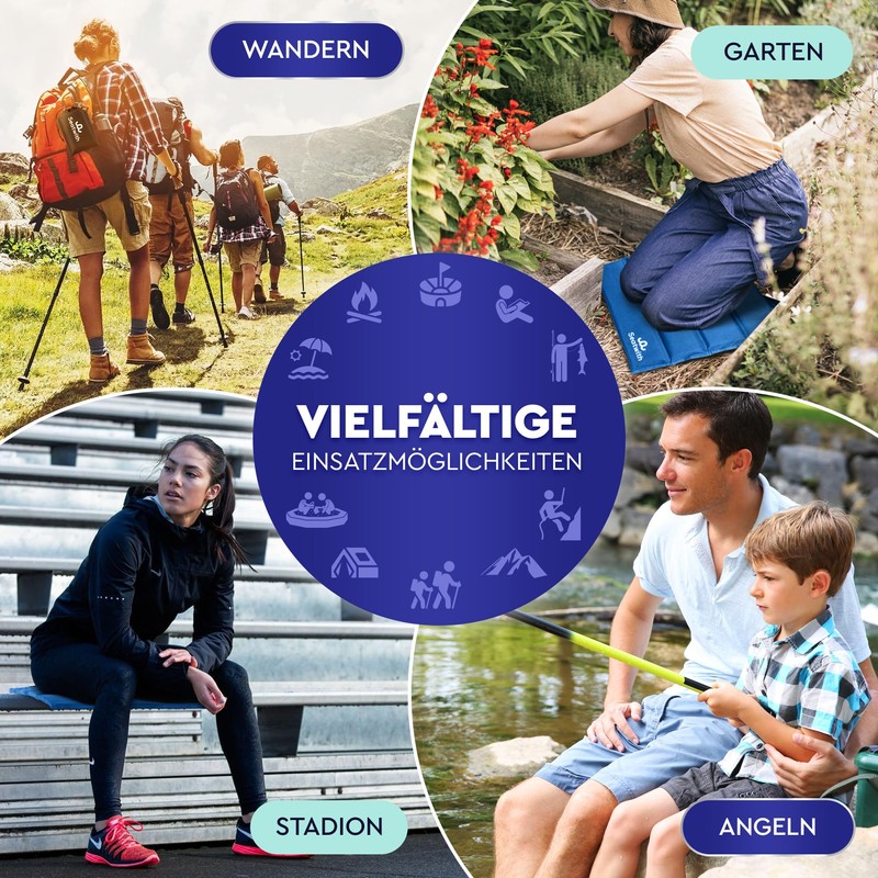 Foldable Insulated Outdoor Seat Cushion Seat Mat (35 X 35