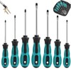7pcs Screwdriver Set-Heavy Duty Chrome Vanadium Steel Made,Non-Slip Softy Handle,Magnetic