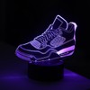 EXIGENT 3D LED Light Sneakers Lamp Acrylic Illusion Night Flashing