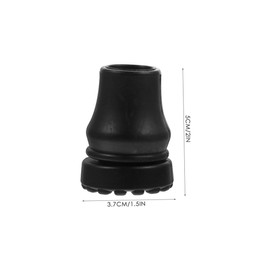 TOVINANNA 4pcs Anti-skid Cane Tips for Walking Sticks Replacement Foot Covers for Trekking Poles Easy Installation Grip for Safety during Outdoor Activities