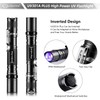 LIGHTFE Blacklight 395nm UV Flashlight UV301A-Plus with SSC UV LED,