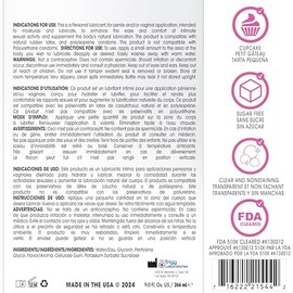 Wet Lubricante Con Sabor A Magdalenas Esmerilado A Base De Agua Hmeda Para Hombres, Mujeres Y Parejas, 9 Onzas Lquidas, Lubricante Comestible...      