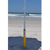AugBrella Commercial Beach Sand Anchor - Holder for Umbrella (Yellow)