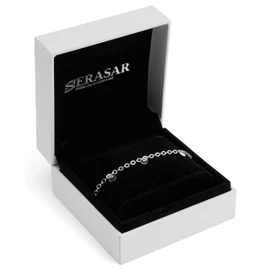 SERASAR Tobillera Moneda Signo Señoras Joyería 18K Plata esterlina Tobillera Señoras Tobillera Idea de regalo de cumpleaños para mujeres