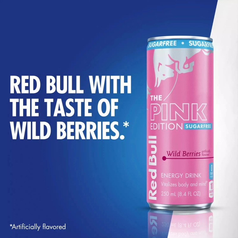 Red Bull Sugar Free Pink Edition 8.4 fl. oz., 24