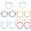 10 PCS Colored Stainless Steel Tethers,Lanyard Cables,Lock Cables