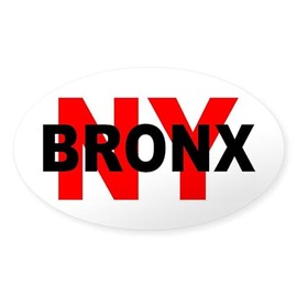 CafePress Bronx NY Oval Sticker Oval Car Bumper Sticker