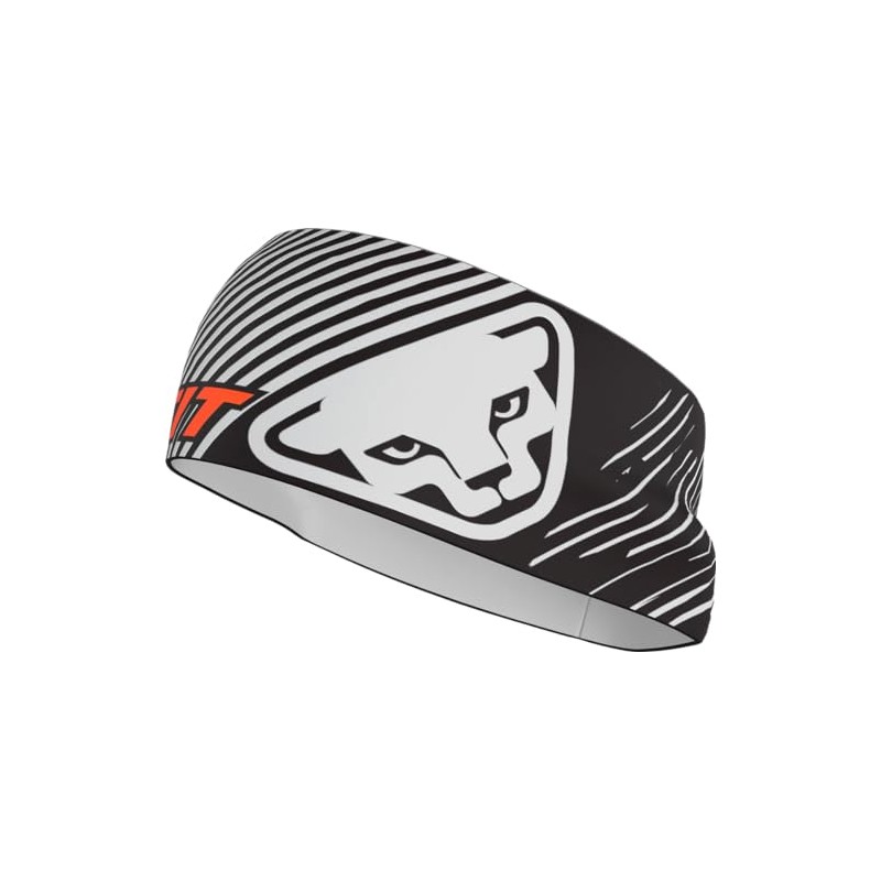 Dynafit Unisex graphic performance headband bandana, black
