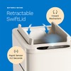 hOmeLabs Durable 2.4 Gallon Sensor Trash Can, Retractable Butterfly Lid,